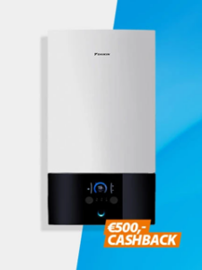 €500 cashback op Daikin hybride warmtepomp